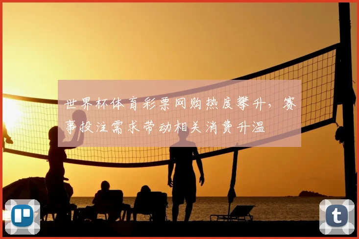 世界杯体育彩票网购热度攀升,赛事投注需求带动相关消费升温