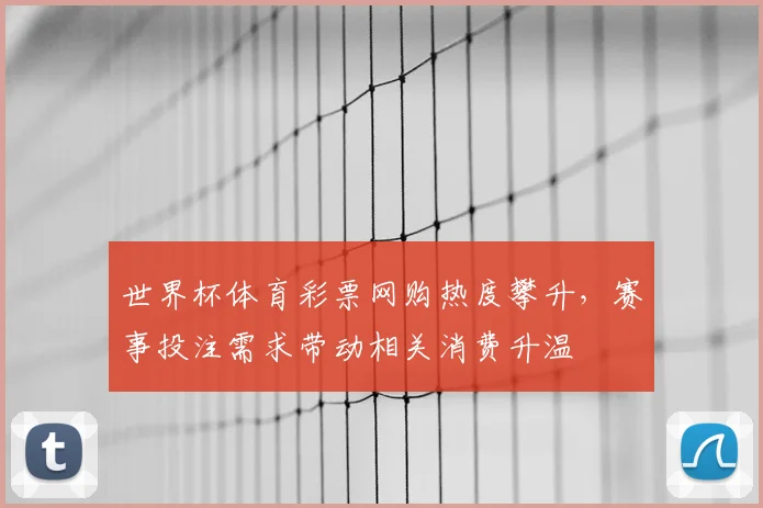 世界杯体育彩票网购热度攀升,赛事投注需求带动相关消费升温